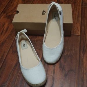 White Indah Ugg Slip On